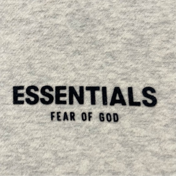 Essentials Gray Hoodie for Men - Picture 3 of 11